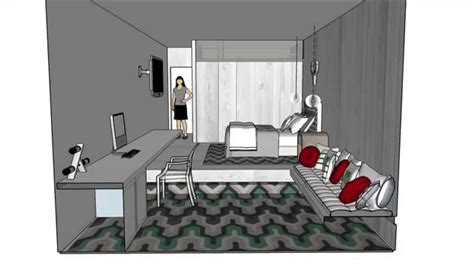 Sketchup Hotel Room Youtube