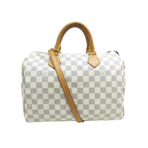 Sac A Main Louis Vuitton Speedy En Toile Damier