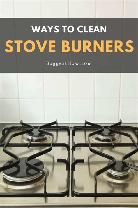 How To Clean Stove Burners 2 Methods That Work