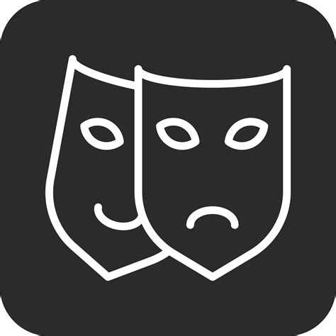 Theatre Mask Vector Icon 36740330 Vector Art At Vecteezy