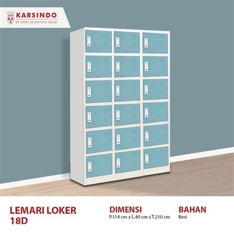 Jual Lemari Locker Arsip Rak Buku Besi 18 24 32 Pintu 18 Pintu