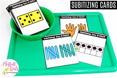 3 Subitizing Cards