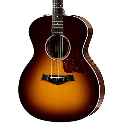 Taylor 214e DLX Grand Auditorium Acoustic-Electric Guitar Tobacco ...