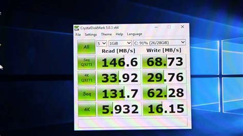 Asus Transformer T100 Disk Ssd Read Write Speed Test Benchmark Youtube