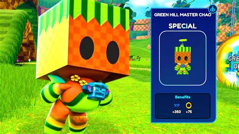 HOW TO UNLOCK GREEN HILL MASTER CHAO FAST Roblox Sonic Speed Simulator