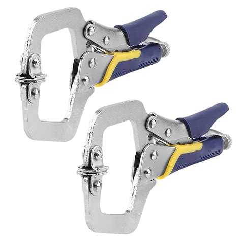 KEILEOHO 2 Pack Welding C Clamp 6 Inch Locking C Clamps 17 5cm