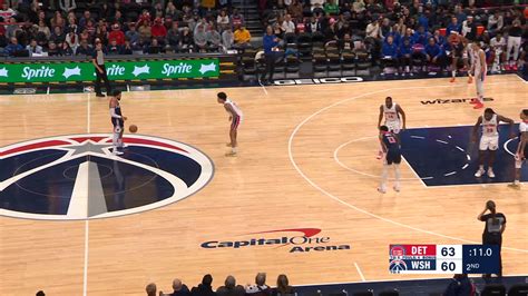 Last Second Field Goal Pistons Wizards Nba Official