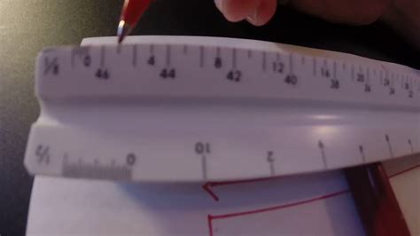 How To Use A Scale Ruler Youtube