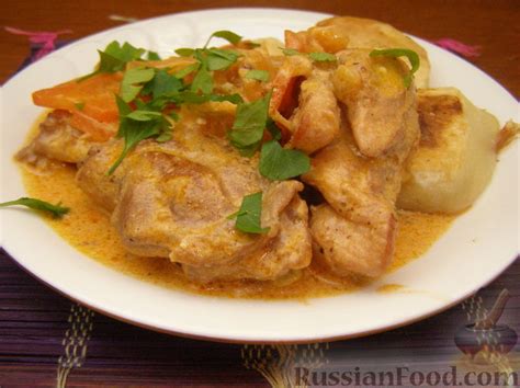 Рецепт: Кролик тушеный на RussianFood.com