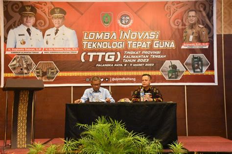 Setda Prov Kalteng Pemprov Kalteng Gelar Lomba Inovasi Teknologi