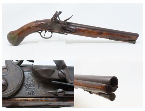 British TOWER Long Sea Service FLINTLOCK Military Pistol REVOLUTIONARY