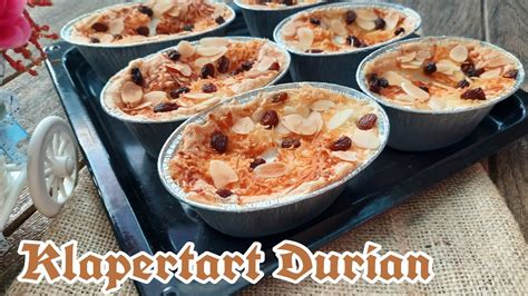 Resep Klapertart Durian Enak Lembut Cara Membuat Klapeetar Durian