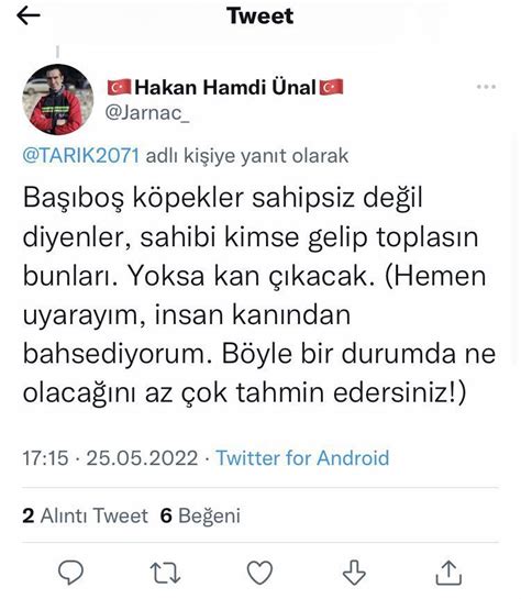 Barış ŞENGÜN on Twitter Bu müptezel Kan akıtmakla tehdit ediyor