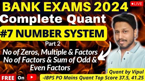 Day Number System For Banking Exams Part Complete Quant For