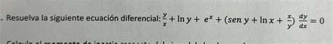 Solved Resuelva la siguiente ecuación diferencial Chegg