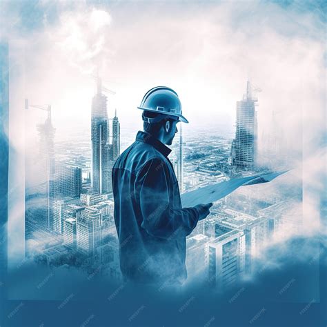 Premium Photo | Plan of a civil engineer over a construction site Generative AI