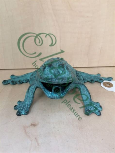 Bildspr Hfigur Bronze Kleiner Frosch Eliassen Home Garden Pleasure