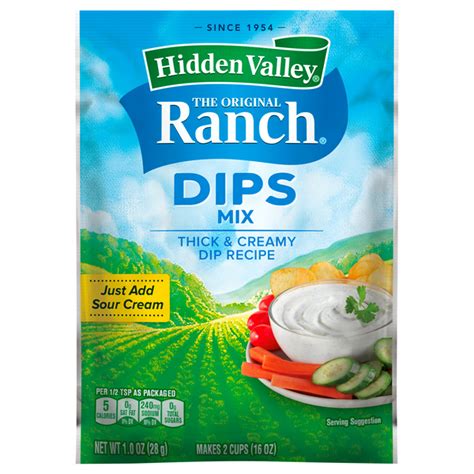 Save On Hidden Valley Ranch Dip Mix Order Online Delivery Giant