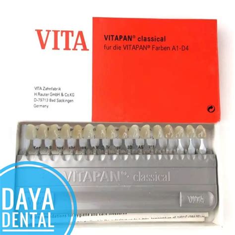 Jual Dental Vitapan Classical Dental Shade Guide Teeth Colour Vita