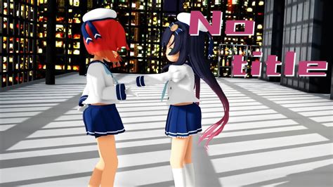 Mmd 艦これ 択捉・松輪 No Title｛着衣有り｝ Youtube