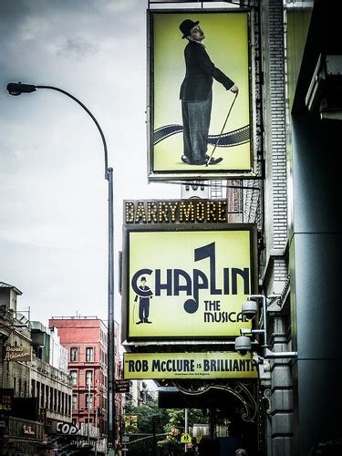 Barrymore Theater Marquee On Broadway Chaplin The Musical Flickr