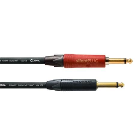 Cordial Cables Peak Series Premium Instrument Cable Ts Male