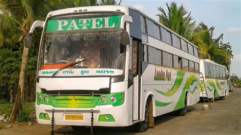 Fast Chasing Shree Patel Travels Non Ac Sleeper Bus Youtube