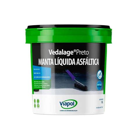 Manta Liquida Asfaltica Preta Kg Vedalage Viapol Ponto Da