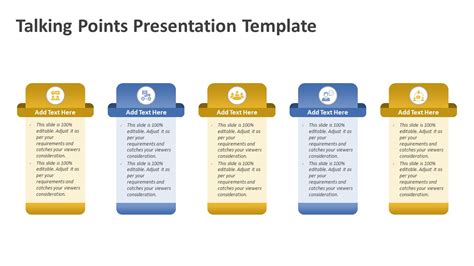 Talking Points Presentation Template Ppt Templates