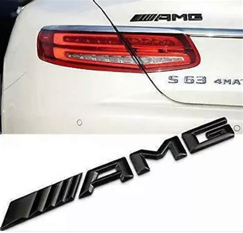 AMG Rear Boot Badge Emblem For All Mercedes C E A S Class In Etsy Canada