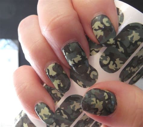 GREEN CAMO Nail Art Decals CM2 Camouflage Full by NorthofSalem