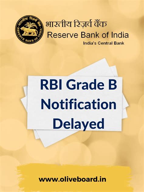 Rbi Grade B Notification Delayed Check Dates Study Plan Oliveboard