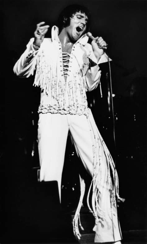 Elvis Presley Performing At The International Hotel Las Vegas August