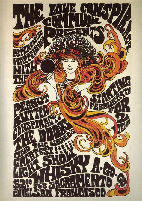 The Doors at Whiskey A Go Go | Affiches d'art, Affiche de groupe de ...