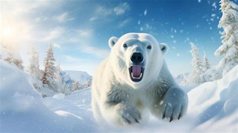 Ai Generated Polar Bear High Quality Image Stock Photo At Vecteezy