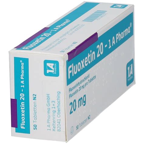 Fluoxetin 20 1A Pharma 50 St Mit Dem E Rezept Kaufen Shop Apotheke