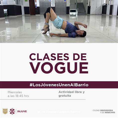 INJUVE CIUDAD DE MÉXICO on Twitter El Vogue es lo de hoy Ahora