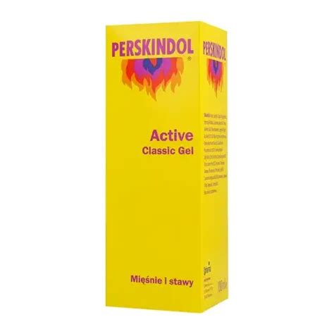 Перскиндол актив гель Perskindol Active Classic żel 200ml страдающим