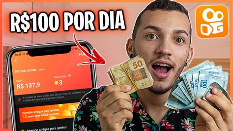 KWAI Como Ganhar Dinheiro no Kwai Ganhe R 100 Por Dia ÚNICO QUE