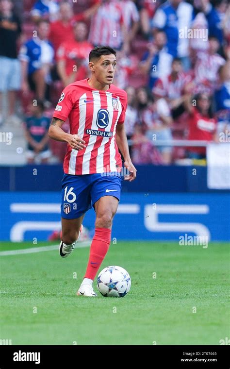 Nahuel Molina Of Atletico Madrid During The Uefa Champions League Match