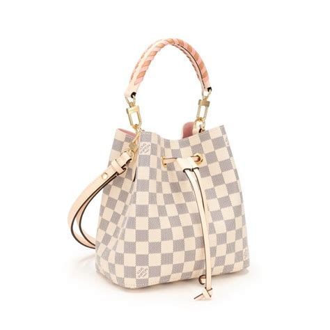 Louis Vuitton Azur Damier Coated Canvas N Ono Bb Gold Hardware