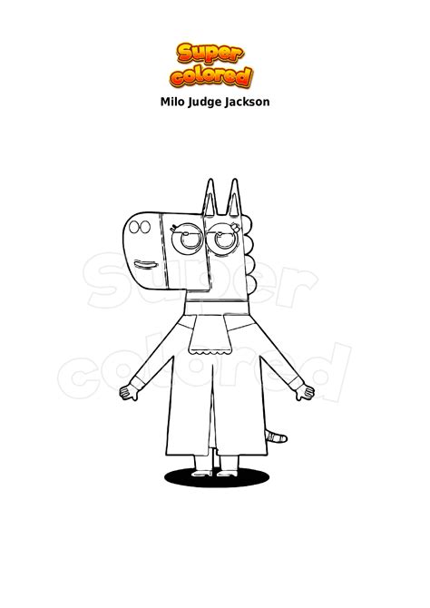 Ausmalbild Milo Judge Jackson - Supercolored.com