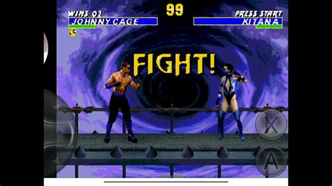 Ultimate Mortal Kombat Trilogy Johnny Cage Mkt Vs Kitana Umk3 Very Hard