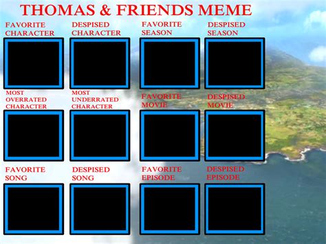 Thomas and Friends Controversy Meme Blank by TDGirlsFanForever on ...