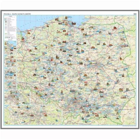 Polska Sanktuaria Mapa Magnetyczna Artglob