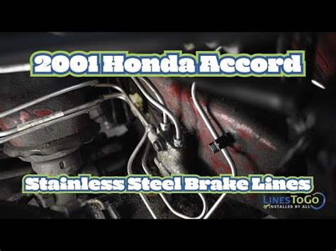 Replacing Steel Brake Line 97 Honda Accord How To Replace St