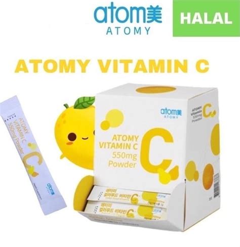 ATOMY VITAMIN C 550mg 1Box 90sachets, Health & Nutrition, Health ...