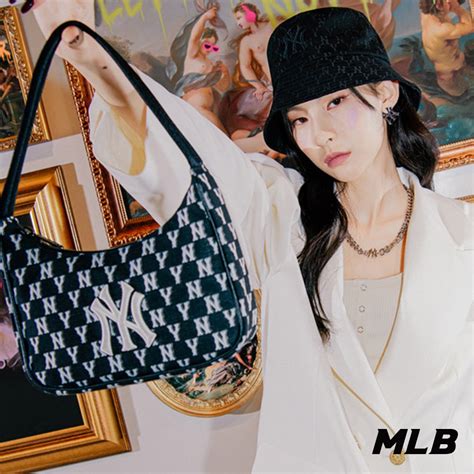 歐美代購 免稅正品 Mlb 腋下包 肩背包 Monogram系列 紐約洋基隊 3abqs012n 兩款【官方旗艦店】 蝦皮購物