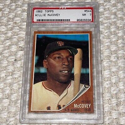 Topps Willie Mccovey Psa High Number Sp Ebay