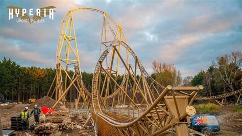 Thorpe Park Hyperia Construction Update UK Theme Park Spy